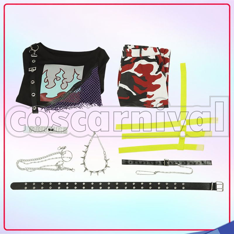 Koga Oogami Band BB Cosplay cosplay costume from Ensemble Stars!!, set view