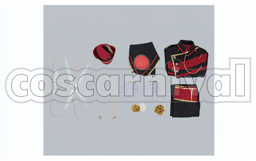 Koga Oogami Invitation Black Blood Banquet Cosplay cosplay costume from Ensemble Stars!, set view