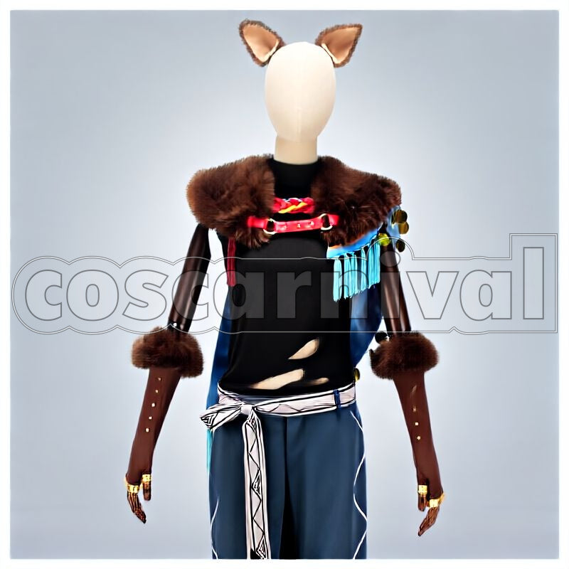 Kuro Kiryu The Wolf and Red Riding Hood Cosplay cosplay costume from Ensemble Stars!, front view 1