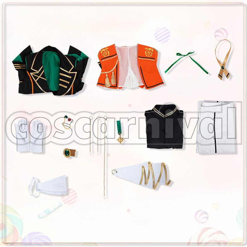 Leo Feature Scout Leo Tsukinaga Cosplay cosplay costume from Ensemble Stars!!, set view