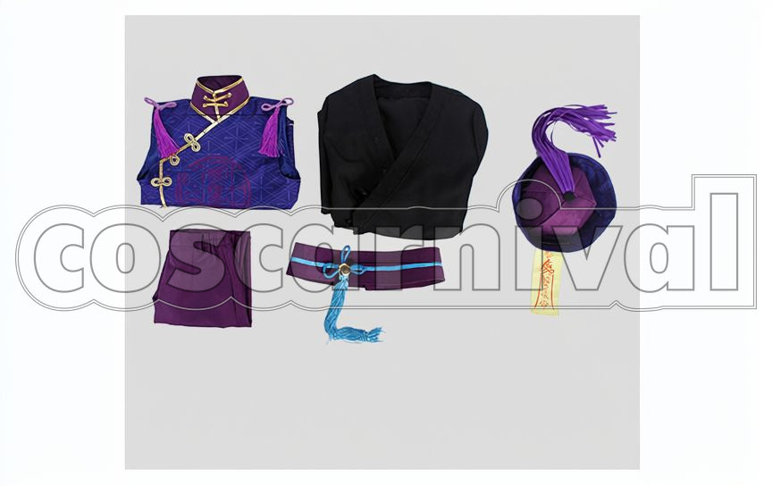 Lots of Monsters☆Sweet Halloween Tetora Nagumo Horror Jiangshi Cosplay cosplay costume from Ensemble Stars!, set view
