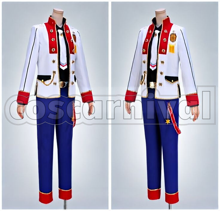 Madara Mikejima The Golden Wind＊Wishing Live of Encouragement Cosplay cosplay costume from Ensemble Stars!, front view 2