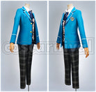 Makoto Yuuki Yumenosaki Academy School Uniform Necktie 3-Color Set Cosplay cosplay costume from Ensemble Stars!, color set 5046 front view 2