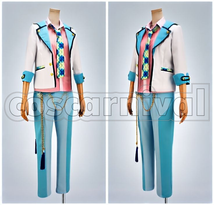 Mao Isara Reminiscence＊Spring Cherry Blossoms and a Night's Encounter Cosplay cosplay costume from Ensemble Stars!, front view 2