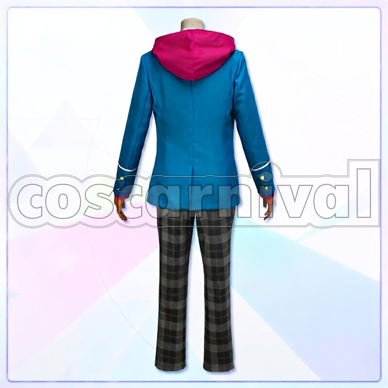 Mao Isara Yumenosaki Academy School Uniform Necktie 3-Color Set Cosplay cosplay costume from Ensemble Stars!, color set 5013 back view 1