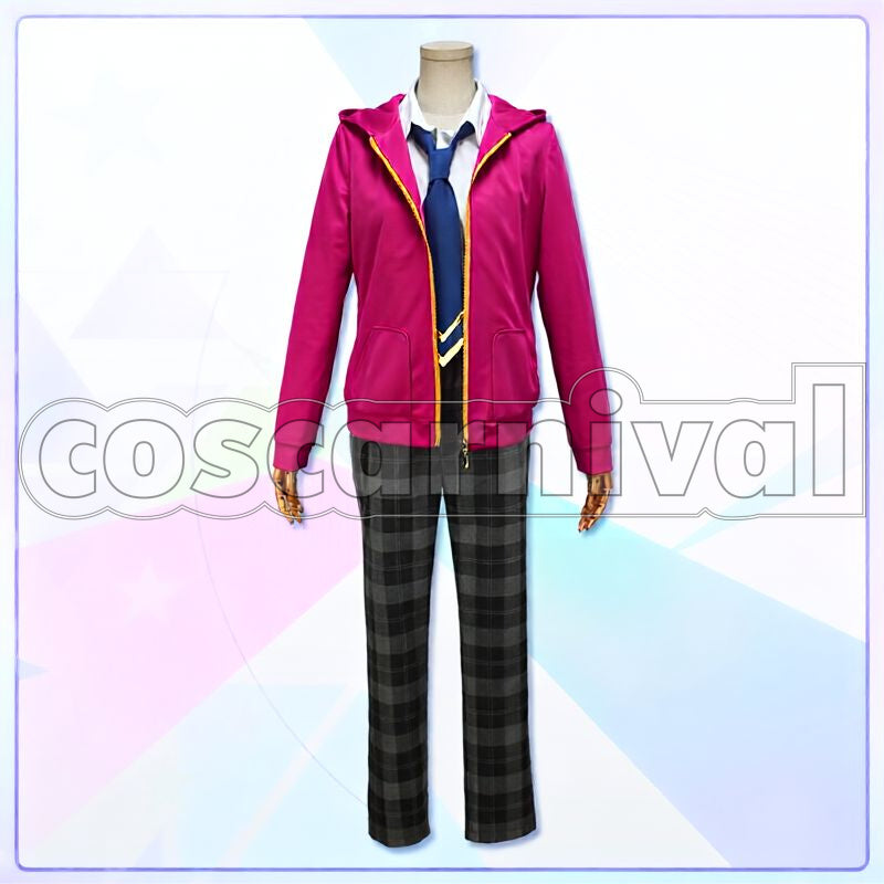 Mao Isara Yumenosaki Academy School Uniform Necktie 3-Color Set Cosplay cosplay costume from Ensemble Stars!, color set 5014 front view 4