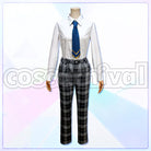 Mao Isara Yumenosaki Academy School Uniform Necktie 3-Color Set Cosplay cosplay costume from Ensemble Stars!, color set 5016 front view 5