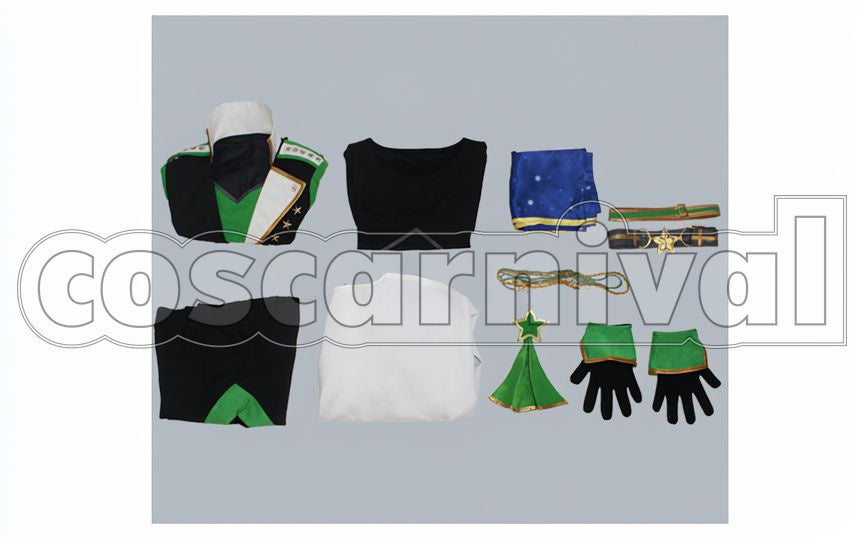 Midori Takamine Baton Pass! Repayment Festival of Tears and Bonds Cosplay cosplay costume from Ensemble Stars!, set view