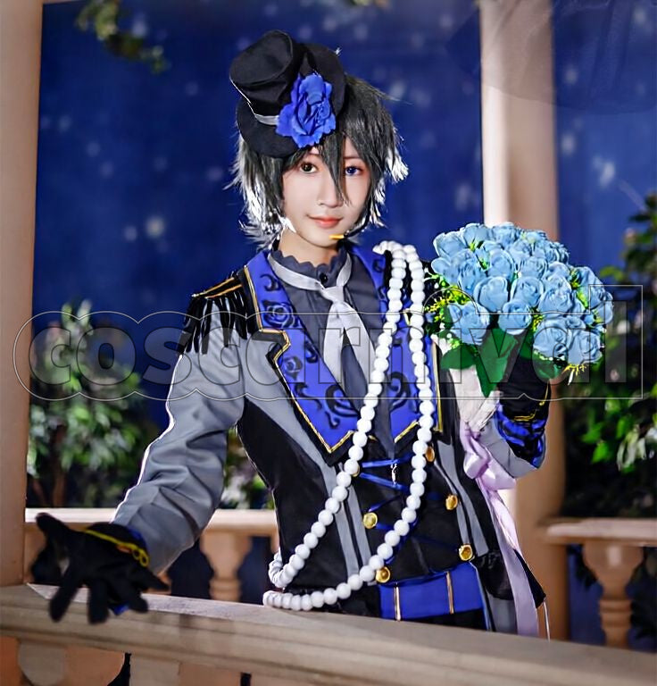 Mika Kagehira Moment＊The Repayment Festival of Moving Forward Toward the Future Cosplay cosplay costume from Ensemble Stars!, front view 3