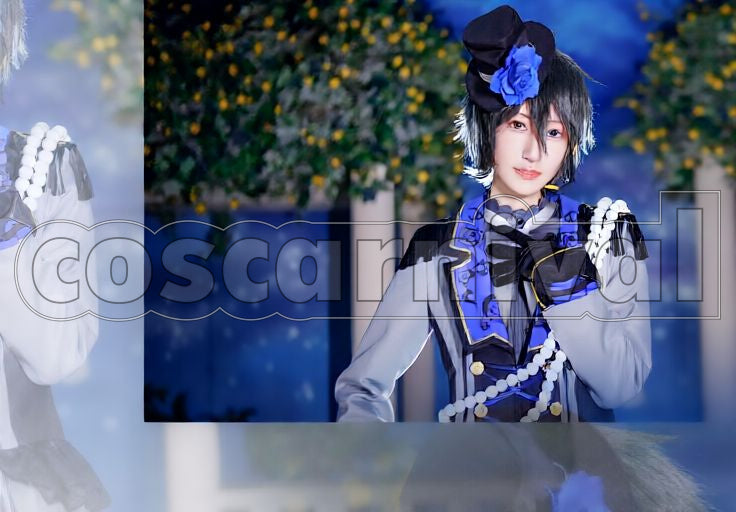 Mika Kagehira Moment＊The Repayment Festival of Moving Forward Toward the Future Cosplay cosplay costume from Ensemble Stars!, front view 4