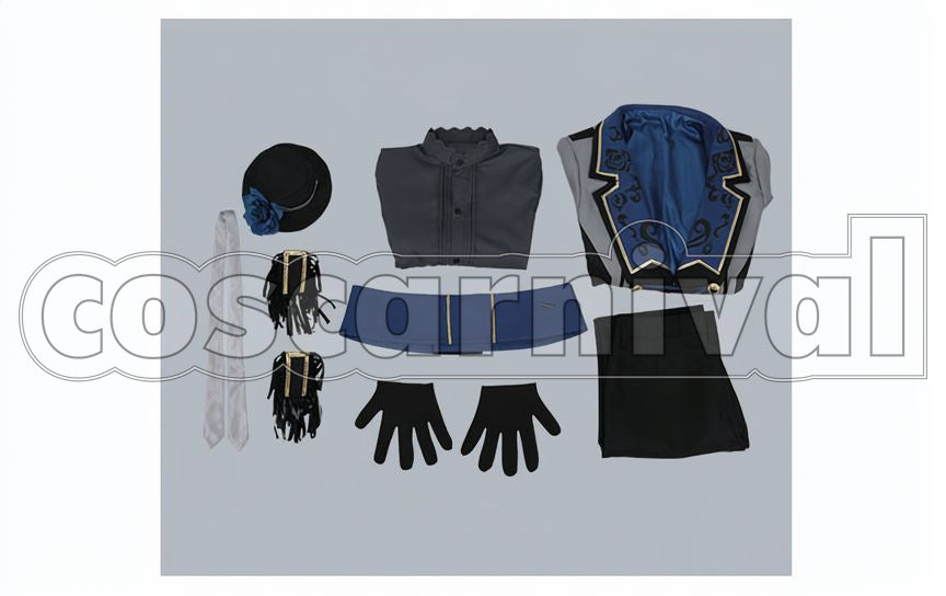 Mika Kagehira Moment＊The Repayment Festival of Moving Forward Toward the Future Cosplay cosplay costume from Ensemble Stars!, set view