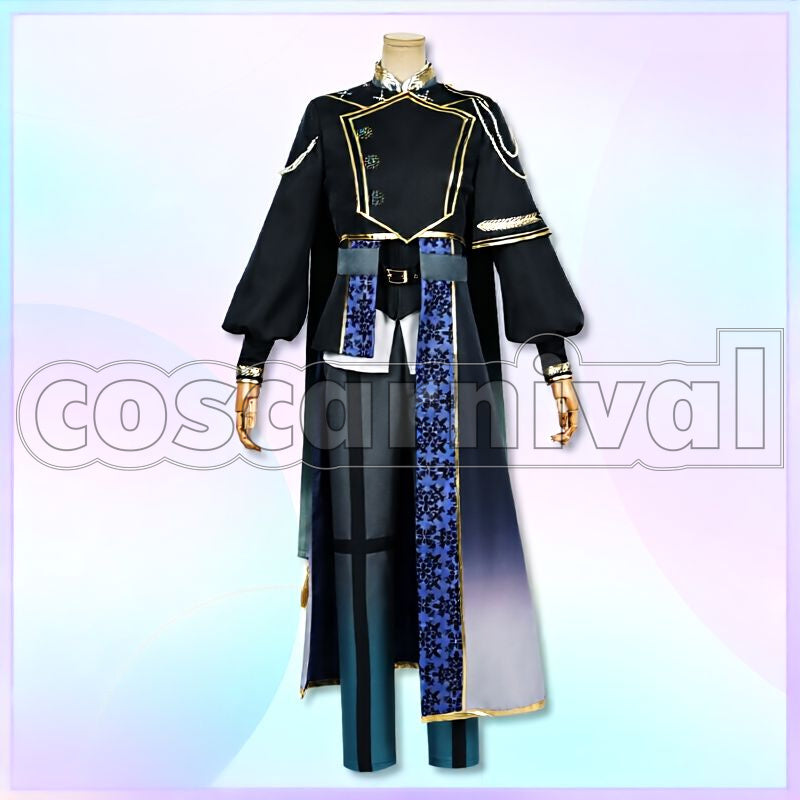 Nagisa Ran, Mayoi Ayase Noir Neige Cosplay cosplay costume from Ensemble Stars!, front view 2