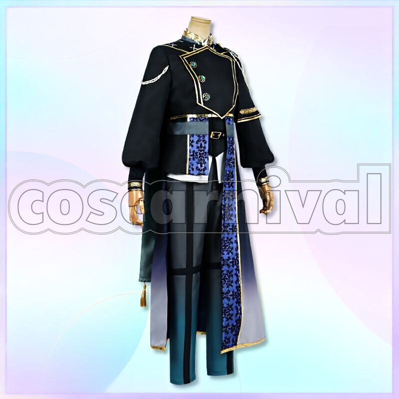 Nagisa Ran, Mayoi Ayase Noir Neige Cosplay cosplay costume from Ensemble Stars!, front view 4