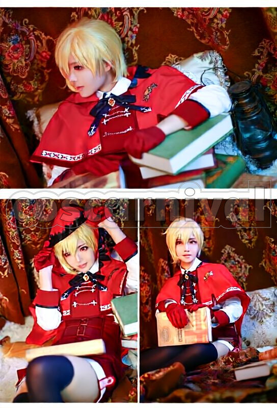Nazuna Nito The Wolf and Red Riding Hood Red Riding Hood Costume Cosplay cosplay costume from Ensemble Stars!, detail-21