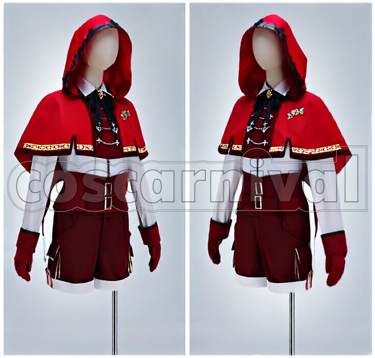 Nazuna Nito The Wolf and Red Riding Hood Red Riding Hood Costume Cosplay cosplay costume from Ensemble Stars!, detail-13