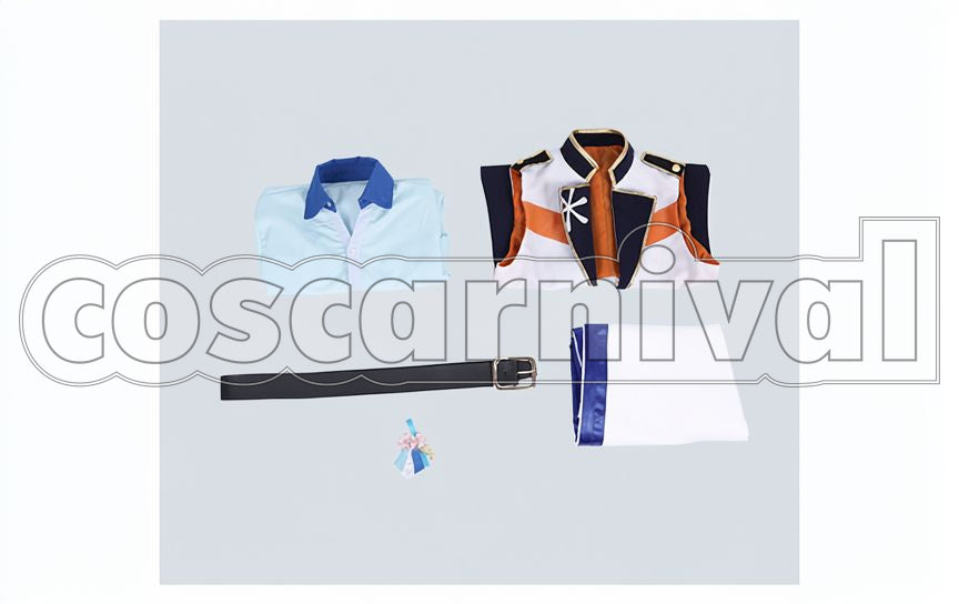 Ra*bits Mitsuru Tenma 4th Anniversary Class Scout Cosplay cosplay costume from Ensemble Stars!, set view