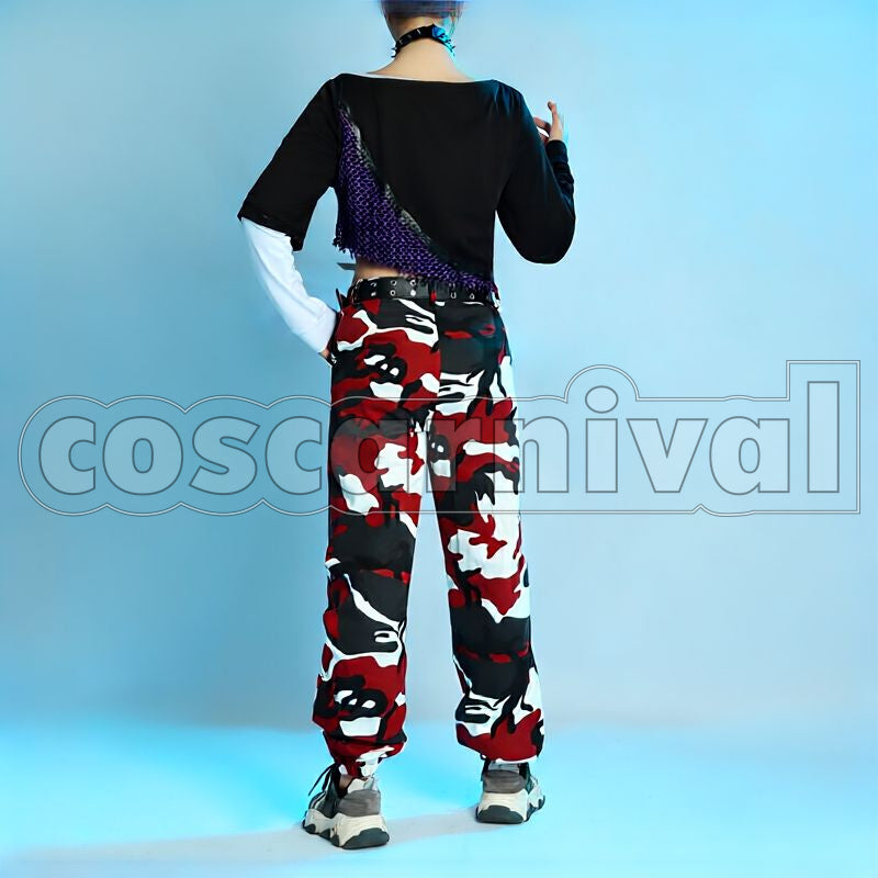 Rei Sakuma, Mao Isara, Hinata Aoi, Yuta Aoi Band BB Cosplay cosplay costume from Ensemble Stars!!, back view