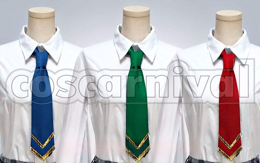 Rei Sakuma Yumenosaki Academy School Uniform Necktie 3-Color Set Cosplay cosplay costume from Ensemble Stars!, color set 5042 accessory set view