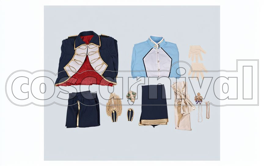 Requiem＊Sword of Oaths and the Repayment Festival Arashi Narukami Cosplay cosplay costume from Ensemble Stars!, set view