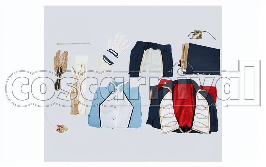 Requiem＊Sword of Oaths and the Repayment Festival Ritsu Sakuma Cosplay cosplay costume from Ensemble Stars!, set view