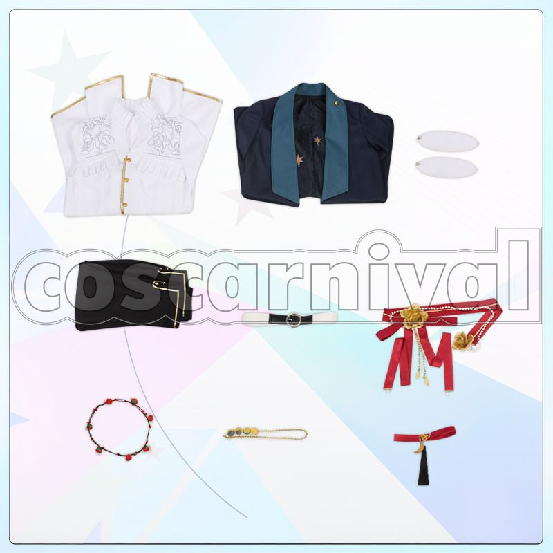 Ritsu Sakuma Ritsu Feature Scout Cosplay cosplay costume from Ensemble Stars!, set view