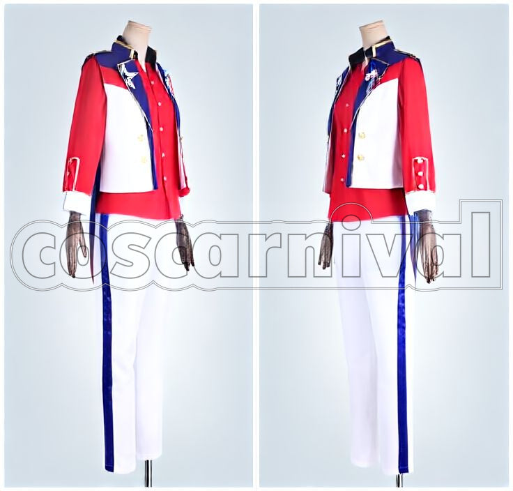 RYUSEITAI Chiaki Morisawa 4th Anniversary Class Scout Cosplay cosplay costume from Ensemble Stars!, side view