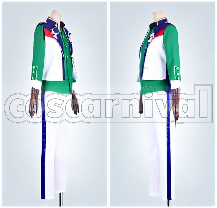 RYUSEITAI Midori Takamine 4th Anniversary Class Scout Cosplay cosplay costume from Ensemble Stars!, side view