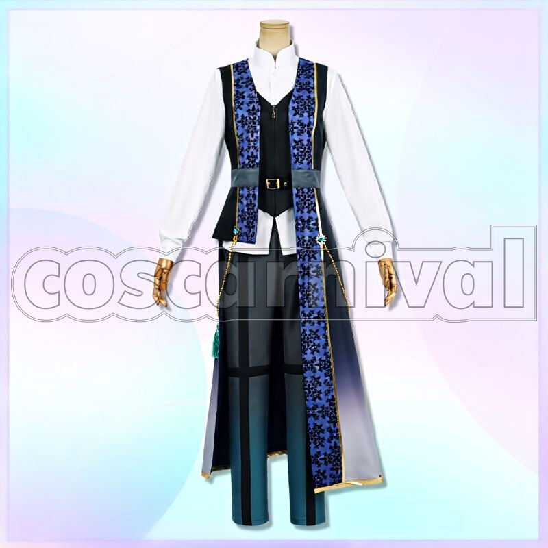 Sakuma Brothers Rei Sakuma, Ritsu Sakuma Noir Neige Cosplay cosplay costume from Ensemble Stars!, front view 4