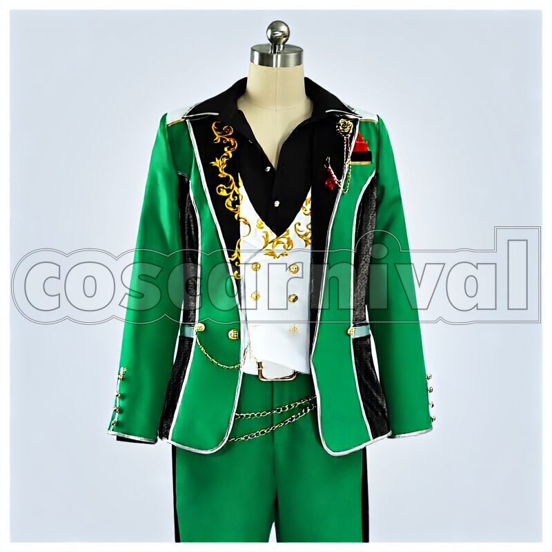 SHUFFLE×Love√AtoZ Kaoru Hakaze, Chiaki Morisawa, Niki Shiina, Mitsuru Tenma, Natsume Sakasaki Cosplay cosplay costume from Ensemble Stars!!, front view 1