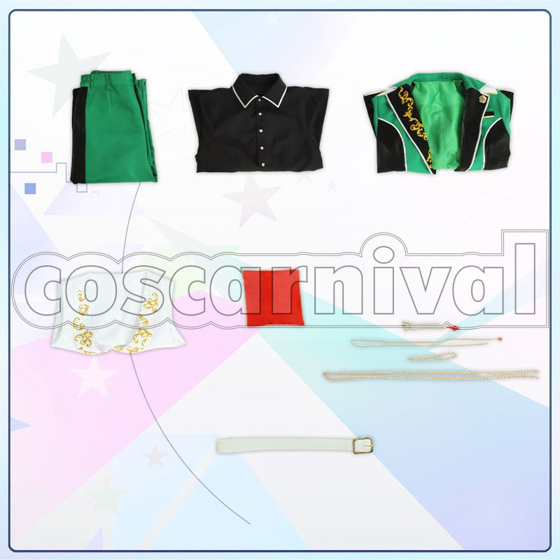 SHUFFLE×Love√AtoZ Kaoru Hakaze, Chiaki Morisawa, Niki Shiina, Mitsuru Tenma, Natsume Sakasaki Cosplay cosplay costume from Ensemble Stars!!, set view 1