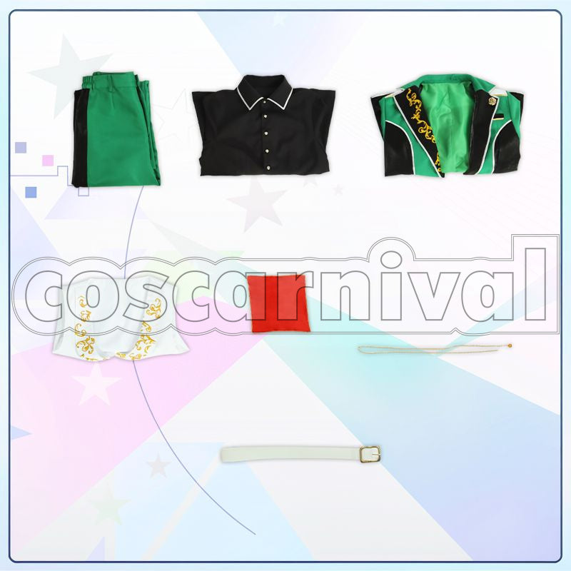 SHUFFLE×Love√AtoZ Kaoru Hakaze, Chiaki Morisawa, Niki Shiina, Mitsuru Tenma, Natsume Sakasaki Cosplay cosplay costume from Ensemble Stars!!, set view 2