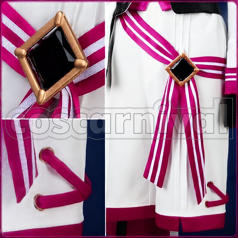 Special for Princess! Esu Sagiri, Kanna Natsu, Fuyume Hanamura, Raika Hojo Melted Heart＊Snow White of Memories Cosplay cosplay costume from Ensemble Stars!!, detail-8
