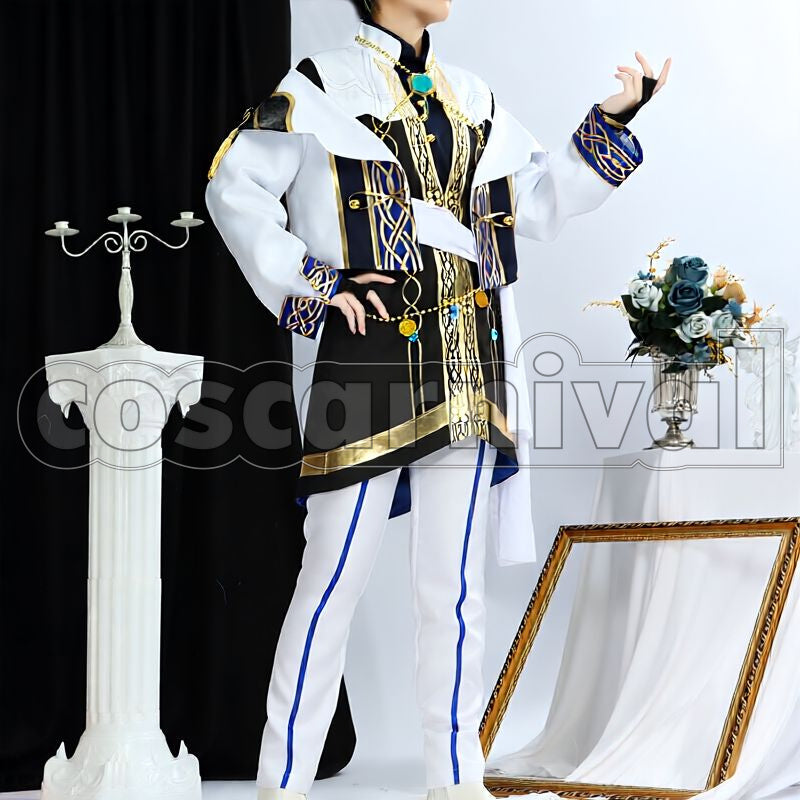 Tatsumi Kazehaya, Jun Sazanami, Hiyori Tomoe Reminiscence* Iridescent Obbligato Cosplay cosplay costume from Ensemble Stars!, front view 3