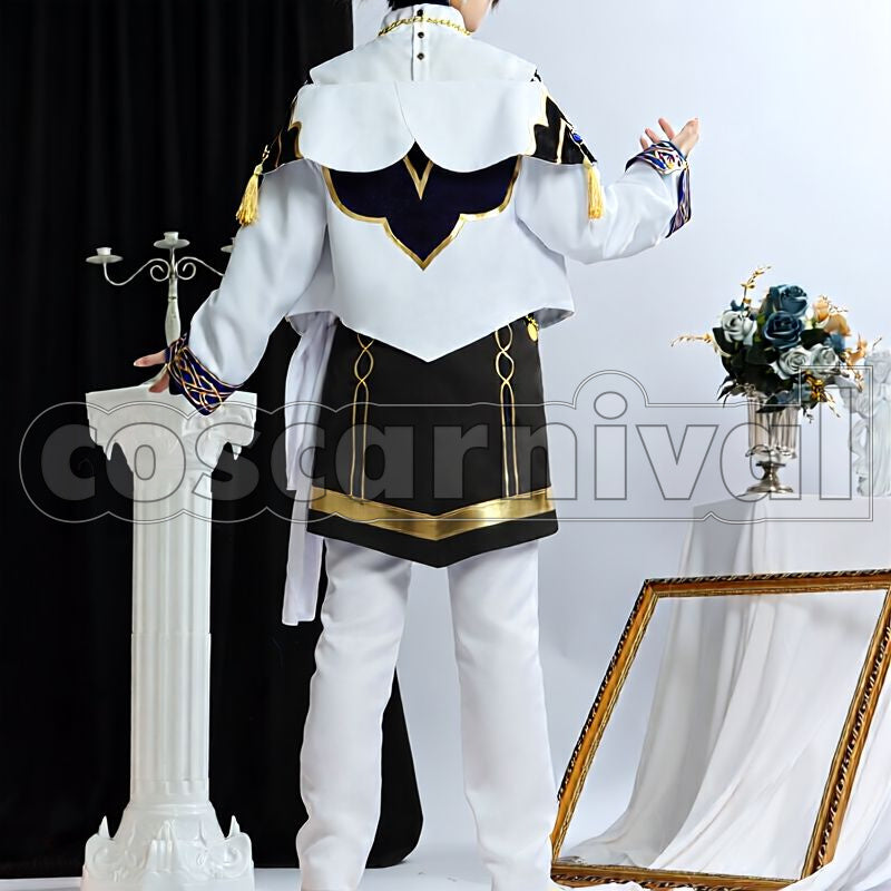 Tatsumi Kazehaya, Jun Sazanami, Hiyori Tomoe Reminiscence* Iridescent Obbligato Cosplay cosplay costume from Ensemble Stars!, back view 1