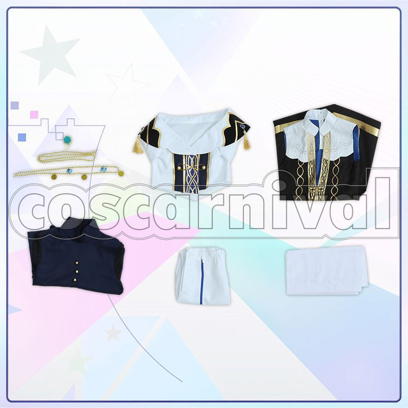 Tatsumi Kazehaya, Jun Sazanami, Hiyori Tomoe Reminiscence* Iridescent Obbligato Cosplay cosplay costume from Ensemble Stars!, set view