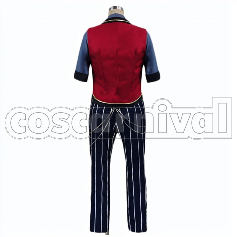 Hokuto Hidaka The Honest Contrabass cosplay costume from Ensemble Stars!, back view