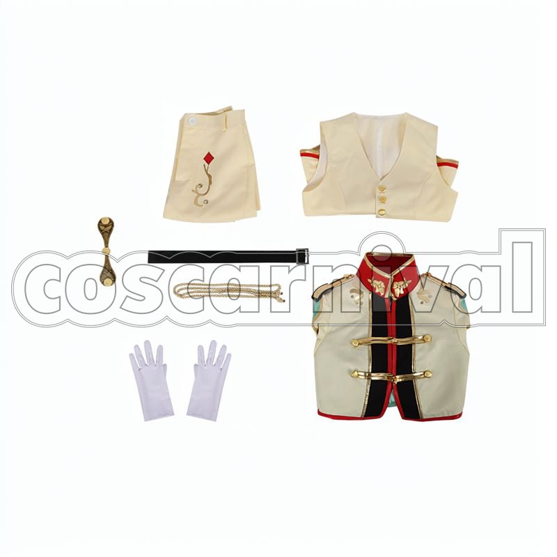 Thunder in Spring＊Praise of Tempest Yuzuru Fushimi, Tori Himemiya, Eichi Tenshouin Cosplay cosplay costume from Ensemble Stars!, set view
