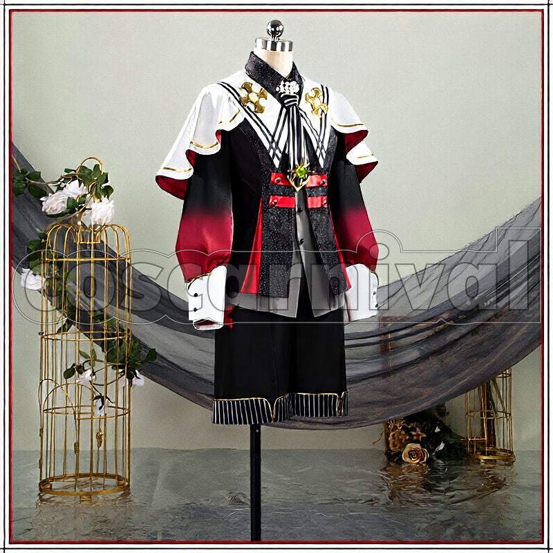 Tomoya Mashiro, Fuyume Hanamura SHUFFLE×The Fallen Angels' Banquet Cosplay cosplay costume from Ensemble Stars!!, front view 3