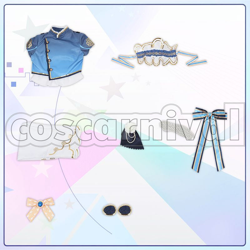 Tori Himemiya White Headdress Cosplay cosplay costume from Ensemble Stars!!, set view