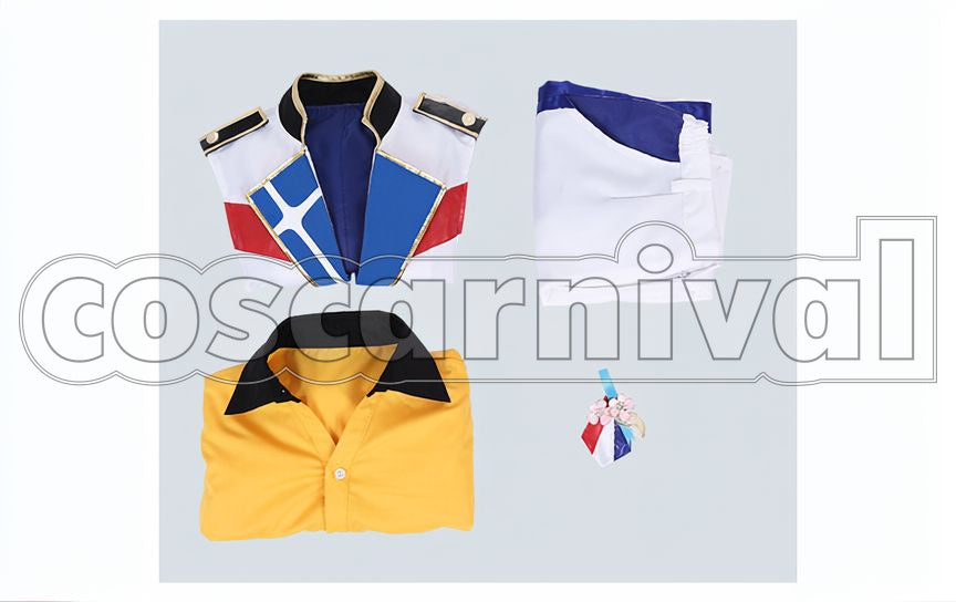 Trickstar Hokuto Hidaka 4th Anniversary Class Scout Cosplay cosplay costume from Ensemble Stars!, set view
