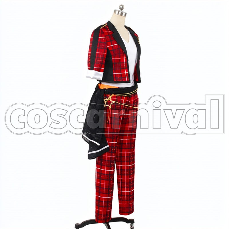 Subaru Akehoshi cosplay costume from Ensemble Stars! Trickstar, side view