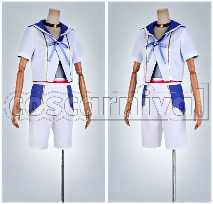 Tsukasa Suou Blue Filament Cosplay cosplay costume from Ensemble Stars!, front view 2