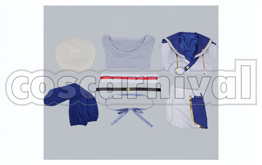 Tsukasa Suou Blue Filament Cosplay cosplay costume from Ensemble Stars!, set view