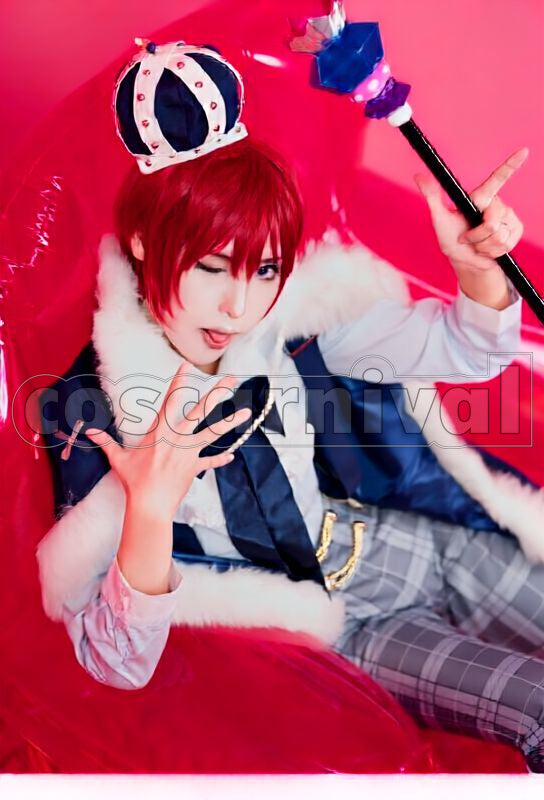 Tsukasa Suou Little Kings King Costume Cosplay cosplay costume from Ensemble Stars!, front view 6