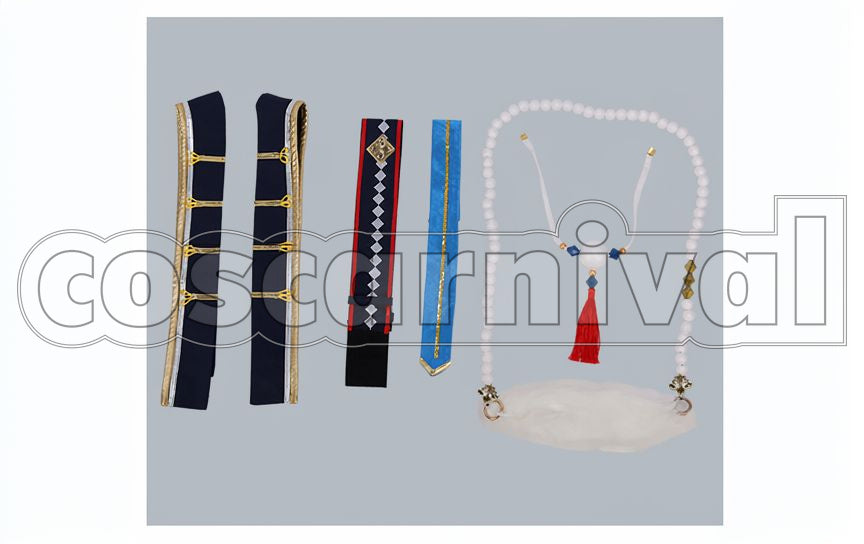 Tsukasa Suou Opening The Fortune Banquet Live Cosplay cosplay costume from Ensemble Stars!, accessory set view