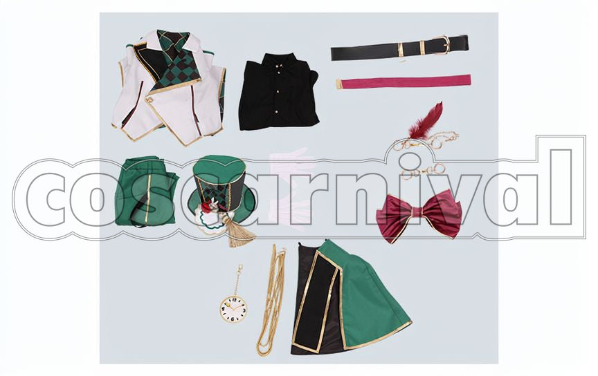 Tsumugi Aoba Cunning Wonder Game Cosplay cosplay costume from Ensemble Stars!, set view