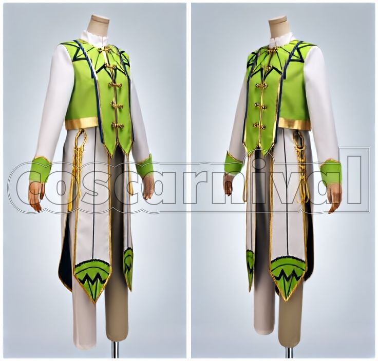 Tsumugi Aoba White Easter Cosplay cosplay costume from Ensemble Stars!, front view 7