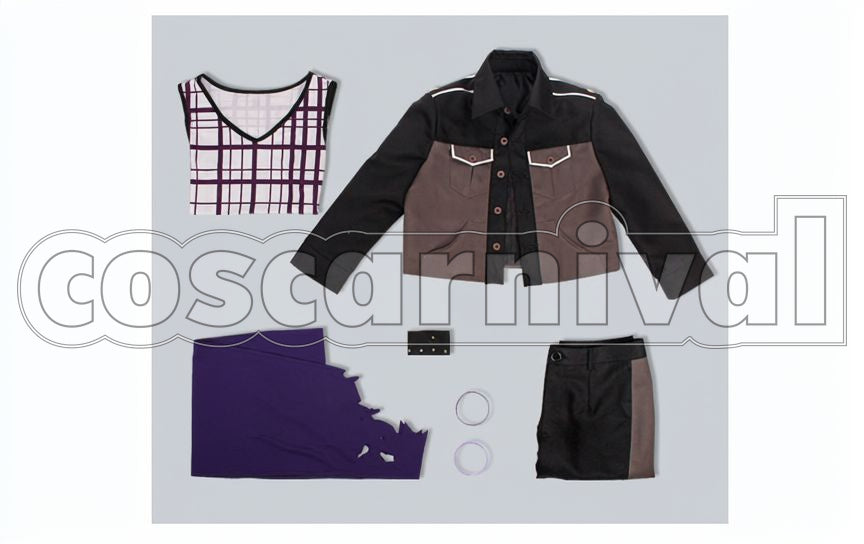 UNDEAD Koga Oogami Unit Song CD 2nd Series Cosplay cosplay costume from Ensemble Stars!, set view