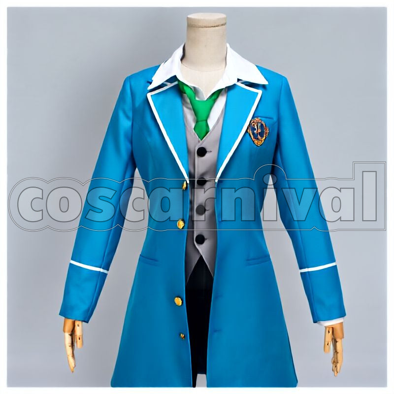 Wataru Hibiki Yumenosaki Academy School Uniform Necktie 3-Color Set Cosplay cosplay costume from Ensemble Stars!, color set 5149 front view 1