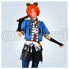 x The Legend of Luo Xiaohei Black Cat Rhapsody Leo Tsukinaga Cosplay cosplay costume from Ensemble Stars!!, front view 1